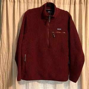 Patagonia retro pile marsupial pullover chicory xl